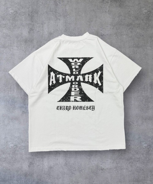 ATMARK Tシャツ ATMARK tシャツ 「2サイズ展開 / UNISEX 」ATMARKオールド