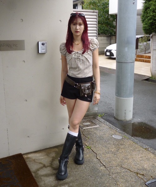 ACLENT（アクレント） ブーツ ラウンドバックルロングブーツII