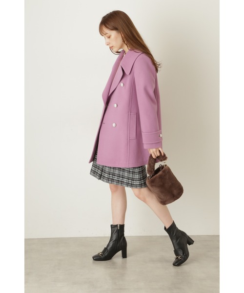 「JILL STUART」 ピーコート SMALL ライトグリーン レディース_画像2