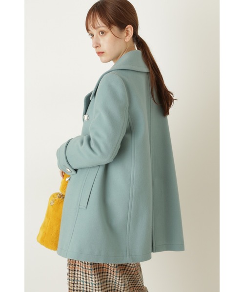 「JILL STUART」 ピーコート SMALL ライトグリーン レディース_画像6