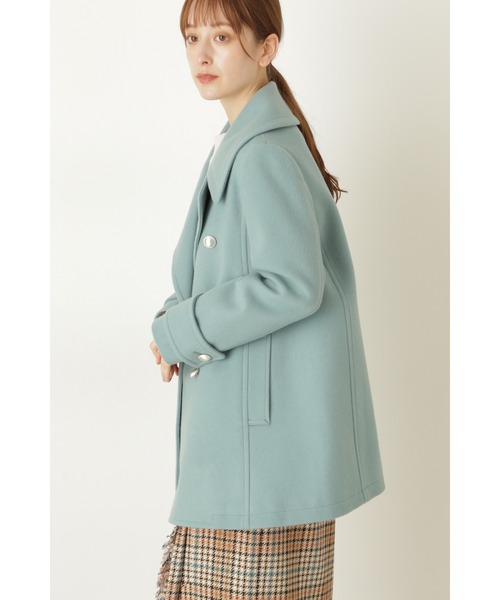 「JILL STUART」 ピーコート SMALL ライトグリーン レディース_画像9