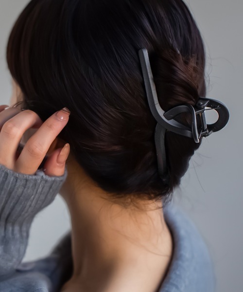 ヘアクリップ 「大サイズ」ワイド シルエット バンス クリップ