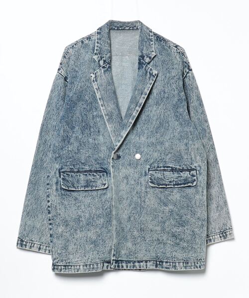ADRER デニムジャケット　ブルゾン ADRER ブルゾン アウター 3way zip sleeve blast denim blouson
