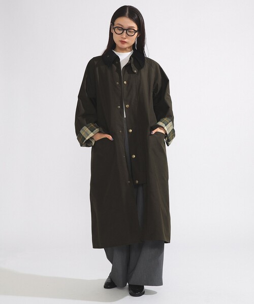 【美品】Barbour BURGHLAY exclusive 別注コート Barbour コート アウター 「別注」BARBOUR / BURGHLEY ロング