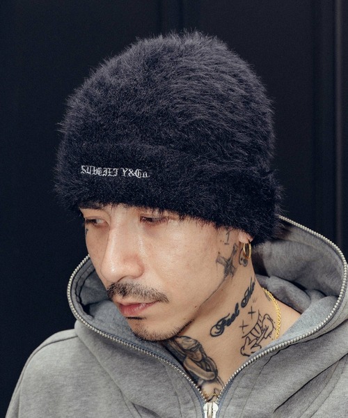 Subciety（サブサエティ） ニット帽 ニットキャップ Shaggy beanie