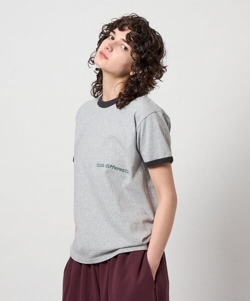 6(ROKU) tシャツ 「6(ROKU)」THINK DIFFERENTRY リンガーTシャツ
