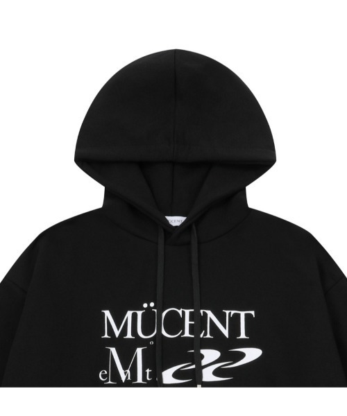 パーカー 「MUCENT」レタリング パーカー SSENTIAL LETTERING HOOD レディース セール】【MUCENT】レタリング パーカー ESSENTIAL LETTERING
