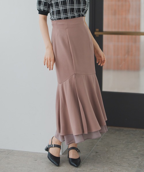 MISCH MASCH（ミッシュマッシュ） スカート 2025秋冬新作 裾シアー
