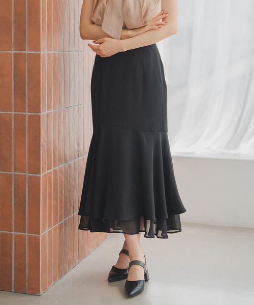 MISCH MASCH（ミッシュマッシュ） スカート 2025秋冬新作 裾シアー