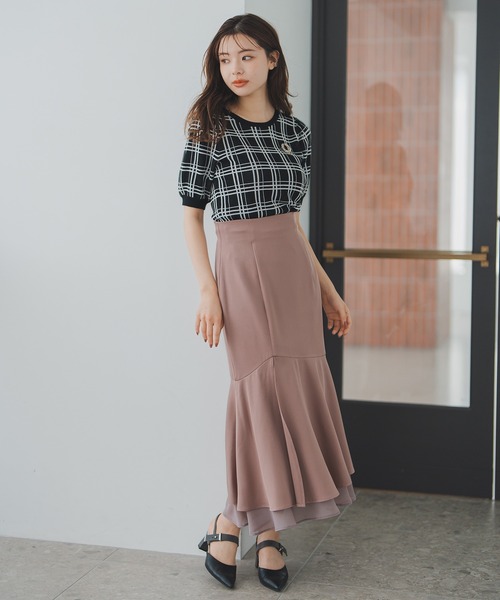 MISCH MASCH（ミッシュマッシュ） スカート 2025秋冬新作 裾シアー