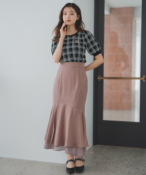 MISCH MASCH（ミッシュマッシュ） スカート 2025秋冬新作 裾シアー