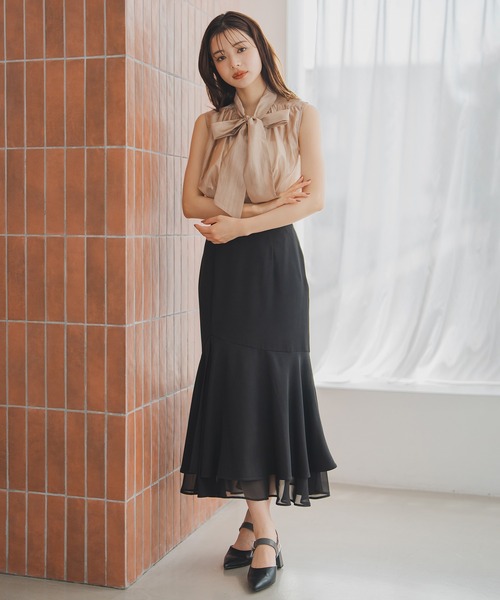 MISCH MASCH（ミッシュマッシュ） スカート 2025秋冬新作 裾シアー