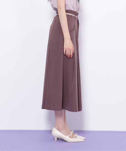 【新品タグ付・半額以下】JILL STUART  ジャケット＆スカート JILL by STUART スカート バイカラーステッチタックスカート