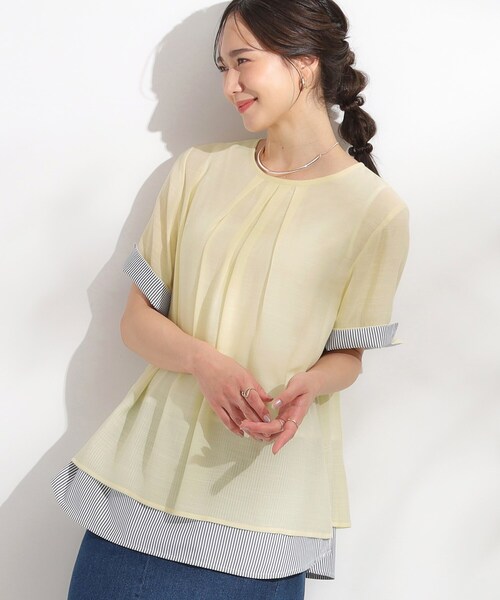 SHOO・LA・RUE（シューラルー） tシャツ 「洗える/S-LL」着るだけで