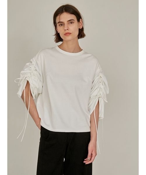 「styling/」 長袖カットソー FREE ブラック レディース_画像2