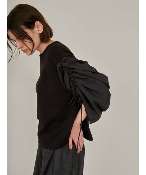 「styling/」 長袖カットソー FREE ブラック レディース_画像5