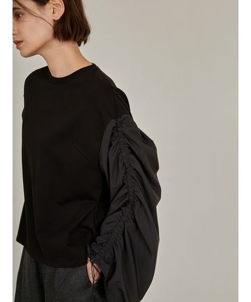 「styling/」 長袖カットソー FREE ブラック レディース_画像8