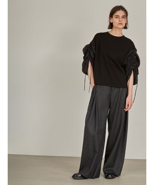 「styling/」 長袖カットソー FREE ブラック レディース_画像9