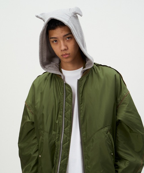 ma1 ma-1 DEVIL'S HOODIE MA-1 メンズの画像