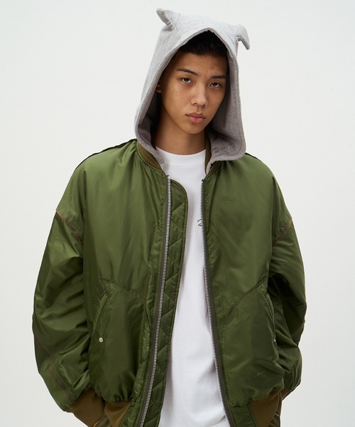ma1 ma-1 DEVIL'S HOODIE MA-1 メンズの画像