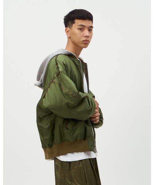 ma1 ma-1 DEVIL'S HOODIE MA-1 メンズの画像
