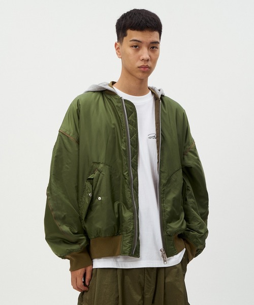 ma1 ma-1 DEVIL'S HOODIE MA-1 メンズの画像