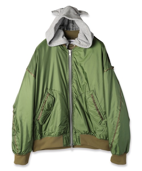 ma1 ma-1 DEVIL'S HOODIE MA-1 メンズの画像