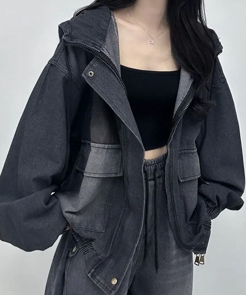 VACHEMENT Gジャン風ブルゾン VACHEMENT Gジャン風ブルゾン VACHEMENT/ヴァシュモン】SOFT DENIM G
