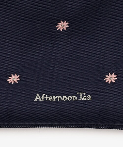 Afternoon Tea（アフタヌーンティー） ポーチ フラワー刺繍2WAYバッグ