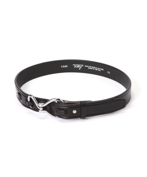 TORY Leather ブラックベルト サイズ28 TORY LEATHER（トリーレザー） ベルト 28 ブラック メンズ : ZOZOTOWN