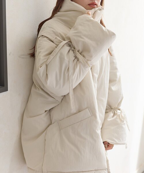 Thevon（ゼヴォン） ダウンコート ダウンジャケット 2WAYスタンド