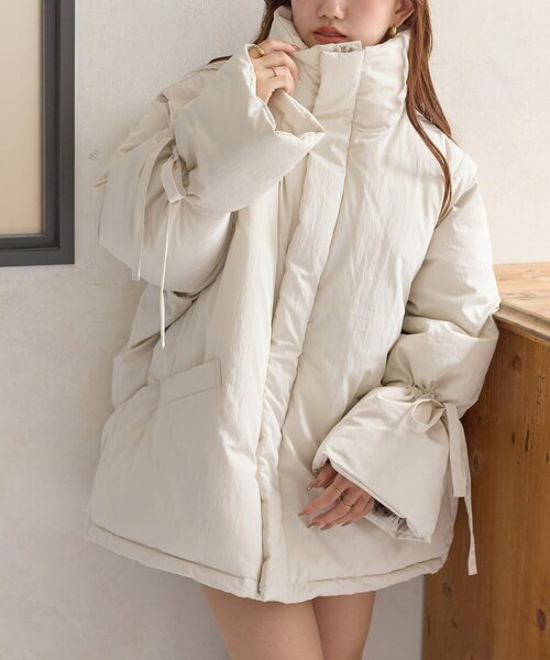 Thevon（ゼヴォン） ダウンコート ダウンジャケット 2WAYスタンド