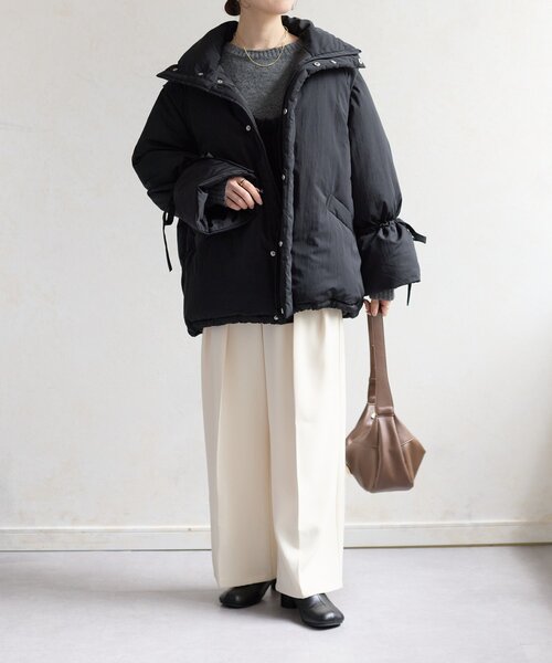 Thevon（ゼヴォン） ダウンコート ダウンジャケット 2WAYスタンド