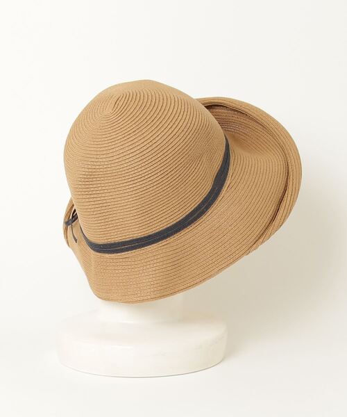 「Little&More」 ストローハット M カーキ レディース_画像2