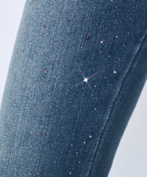 Poly Jam ジーンズ デニム デニムパンツ Ribbon linestone denim