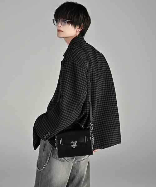 ショルダーバッグ黒an...♡様 ADRER（アドラー） ショルダーバッグ Metal Chain Shoulder Bag - 4way