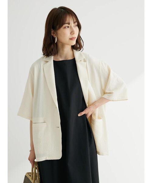 「Green Parks」 テーラードジャケット FREE ブラック レディース_画像2