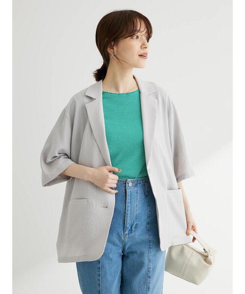 「Green Parks」 テーラードジャケット FREE ブラック レディース_画像3