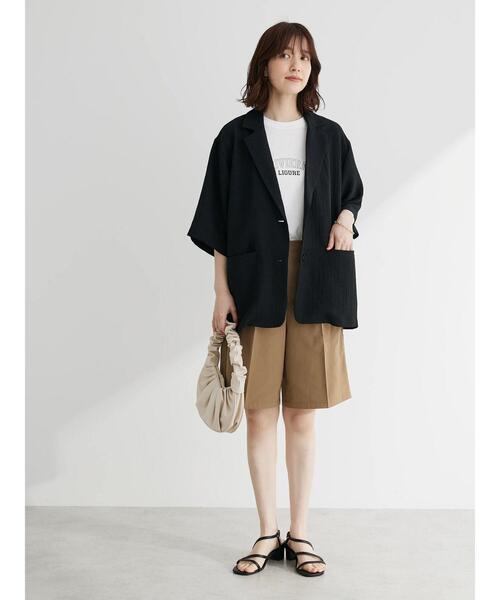 「Green Parks」 テーラードジャケット FREE ブラック レディース_画像5