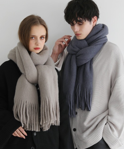 LILL 「LILL」 ストール FREE グレー メンズ : ZOZOTOWN Yahoo!店