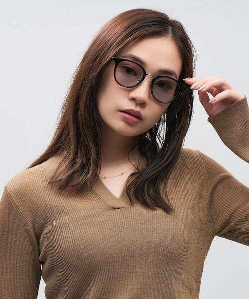 Zoff（ゾフ） サングラス SUNCUTGlasses/UV100%CUT ボストン型