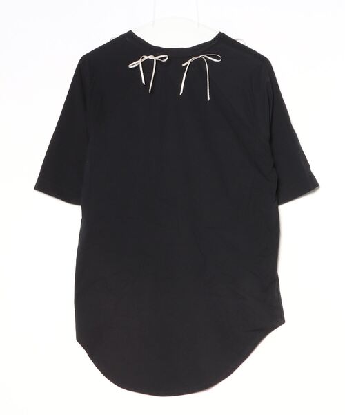 「Tu es mon TRESOR」 半袖カットソー FREE ブラック レディース_画像2