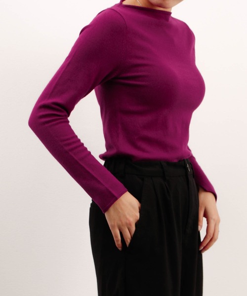 「JANESMITH」 長袖ニット ONE ベージュ レディース_画像4