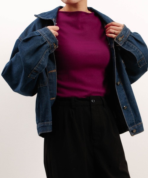 「JANESMITH」 長袖ニット ONE ベージュ レディース_画像6