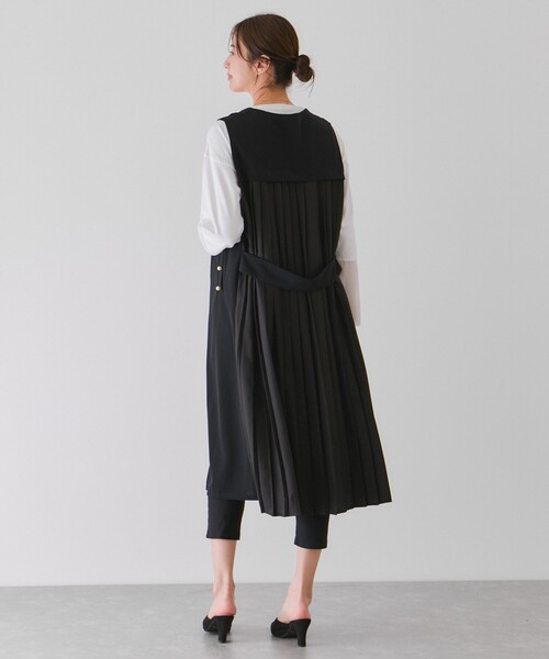 JAYRO（ジャイロ） バックプリーツロングジレ レディース : ZOZOTOWN