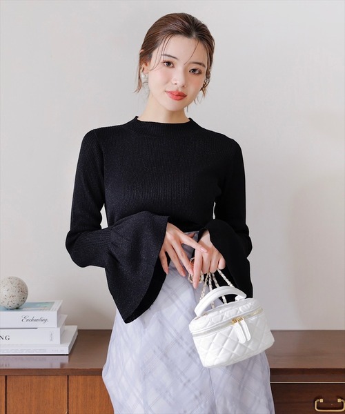 「SWINGLE」 長袖ニット FREE ピンク レディース_画像7