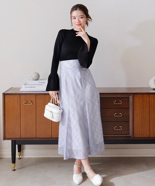 「SWINGLE」 長袖ニット FREE ピンク レディース_画像8