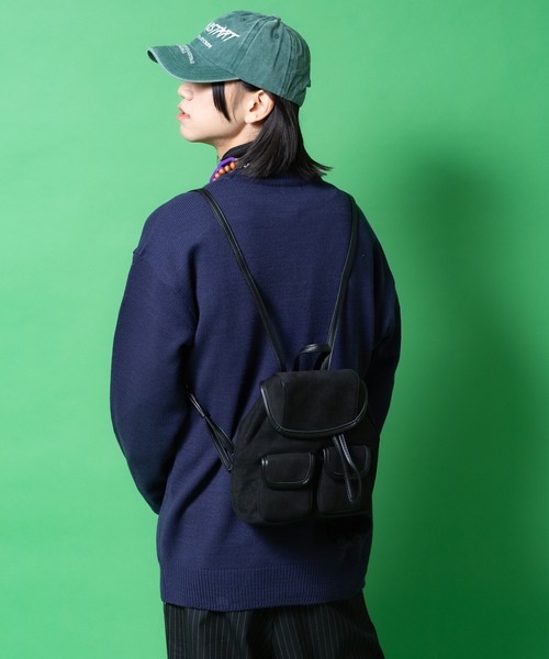 ダイアンミニリュックサック デイバック リュック ミニ an meets zakka スエード合成皮革レトロミニ