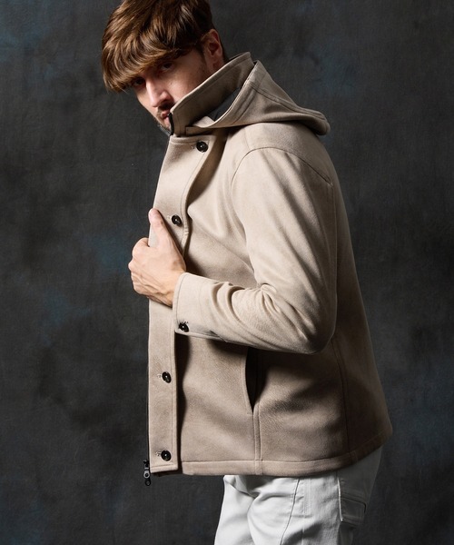 HIDEAWAYS NICOLE（ハイダウェイ ニコル） コート ジャケット マイクロ