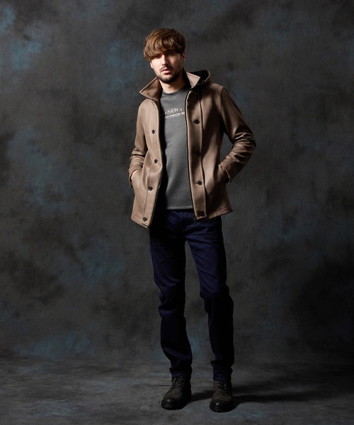 HIDEAWAYS NICOLE（ハイダウェイ ニコル） コート ジャケット マイクロ